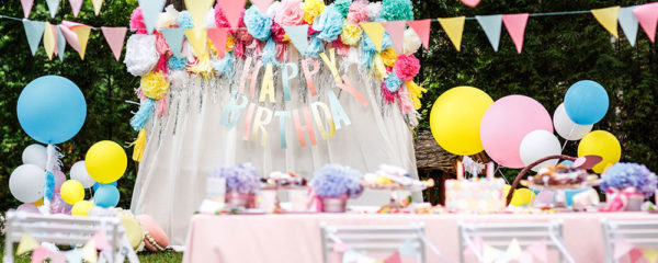 Décoration d'un anniversaire