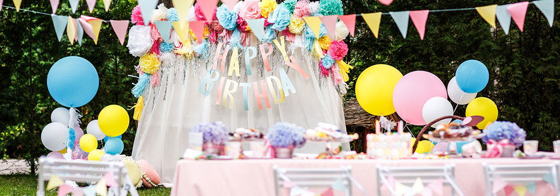 Décoration d'un anniversaire